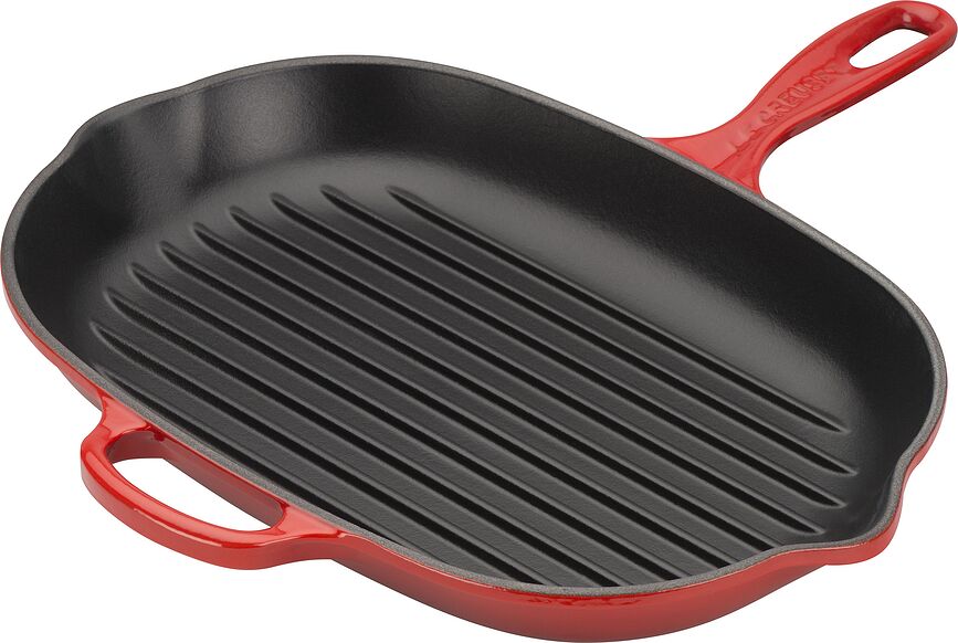Signature Poêle à Griller ovale, 32 cm, cerise