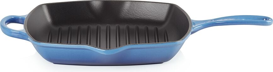 Signature Poêle Grill carrée, 26 cm, bleu profond