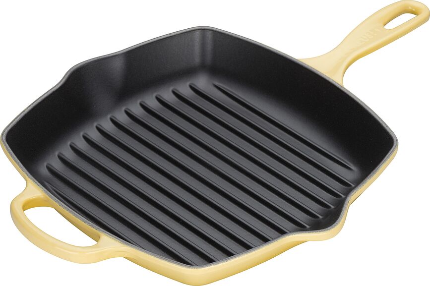Signature Poêle Grill carrée, 26 cm, jaune citron