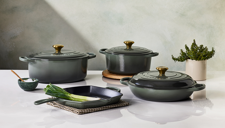 Signature Poêle Grill carrée, 26 cm, cerise