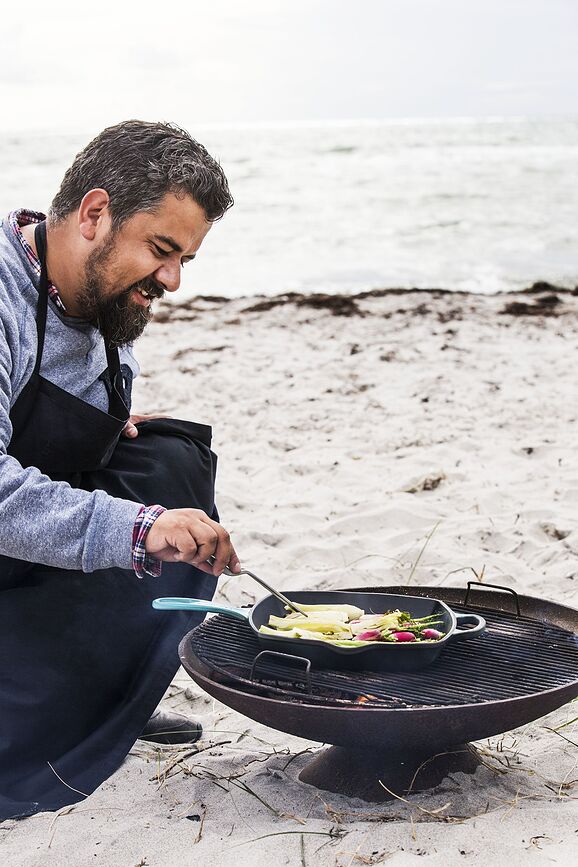 Signature Poêle Grill carrée, 26 cm, cerise