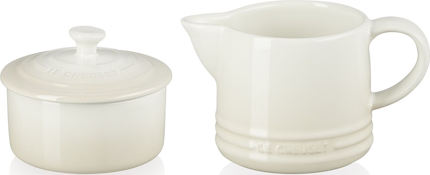 Signature Pot à lait et Sucrier, beige, Set 2 pièces