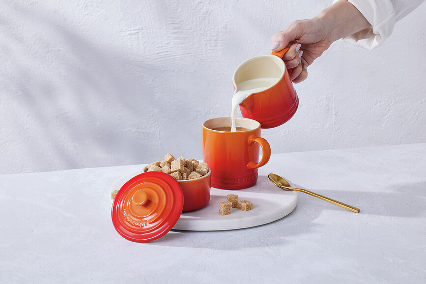 Signature Pot à lait et Sucrier, beige, Set 2 pièces