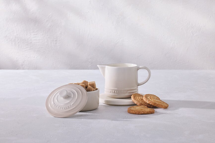 Signature Pot à lait et Sucrier, beige, Set 2 pièces