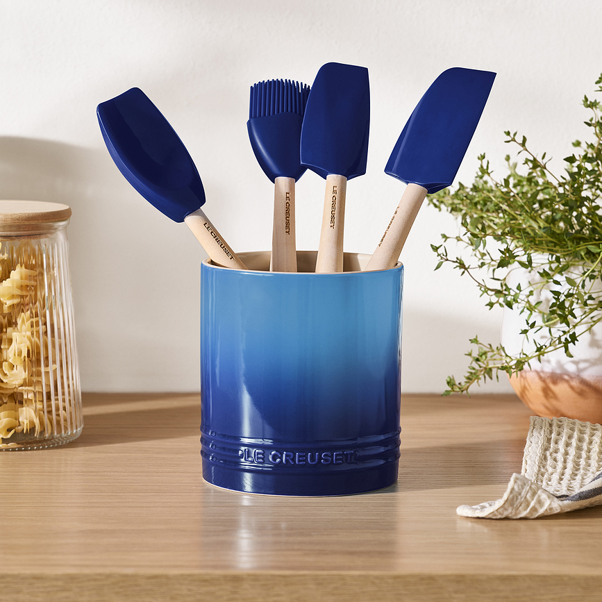 Signature Pot à Ustensiles de Cuisine, 1,1 l, bleu profond