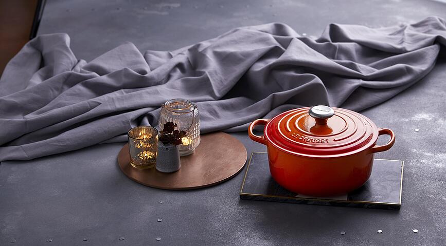 Signature Cocotte 24 cm, orange flamboyante