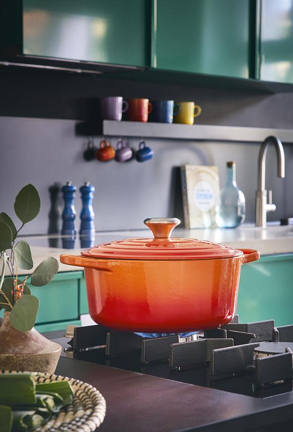 Signature Cocotte 28 cm, orange flamboyante