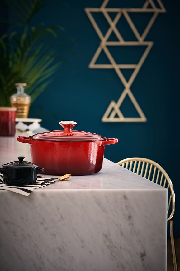 Signature Cocotte 28 cm, orange flamboyante