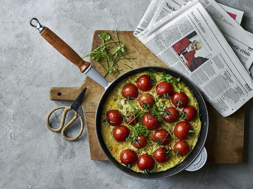 Signature Tava s ručkom 28 cm svijetlosiva