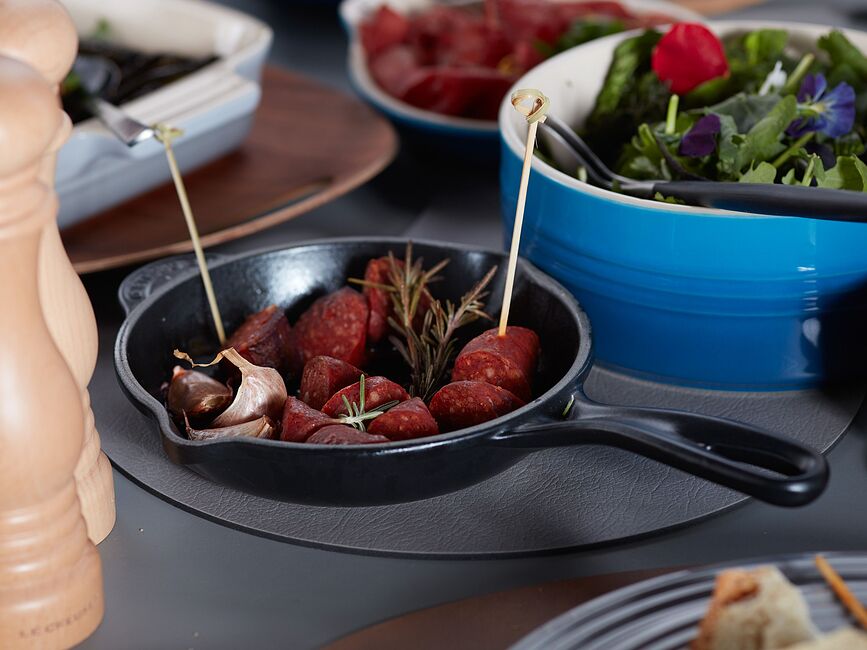 Signature Τηγάνι για τηγάνισμα και σερβίρισμα, 16 cm, μαύρο