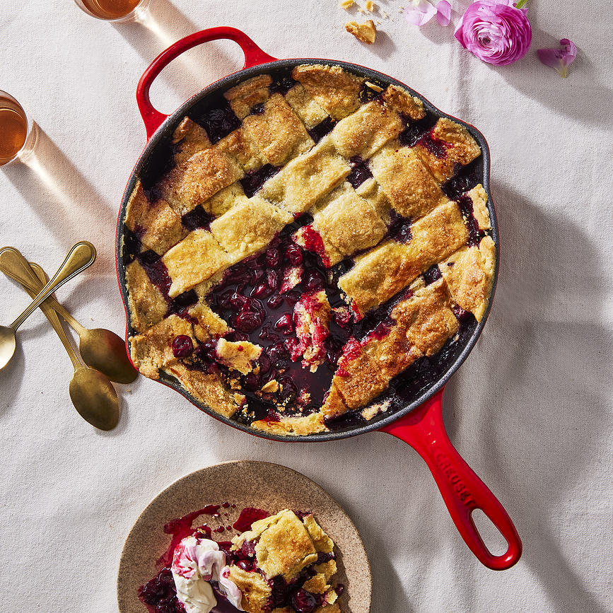 Signature Τηγάνι για τηγάνισμα και σερβίρισμα, 30 εκ., βαθύ μπλε