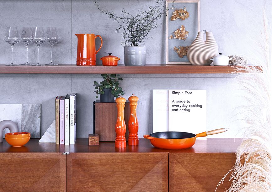 Signature Τηγάνι Sauté, 28 cm, βαθύ μπλε