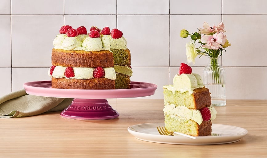 Bandeja para tartas Le Creuset 30 cm, cuarzo rosa