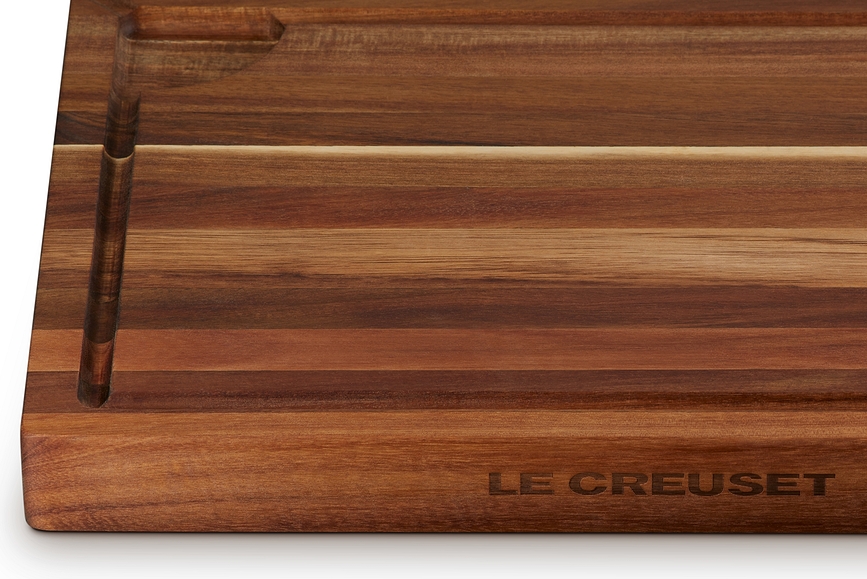 Tabla de Cortar de madera de acacia BBQ Outdoor, 50 x 35 cm
