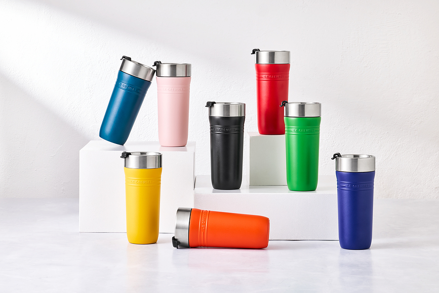 Taza Térmica On The Go, 350 ml, rosa claro