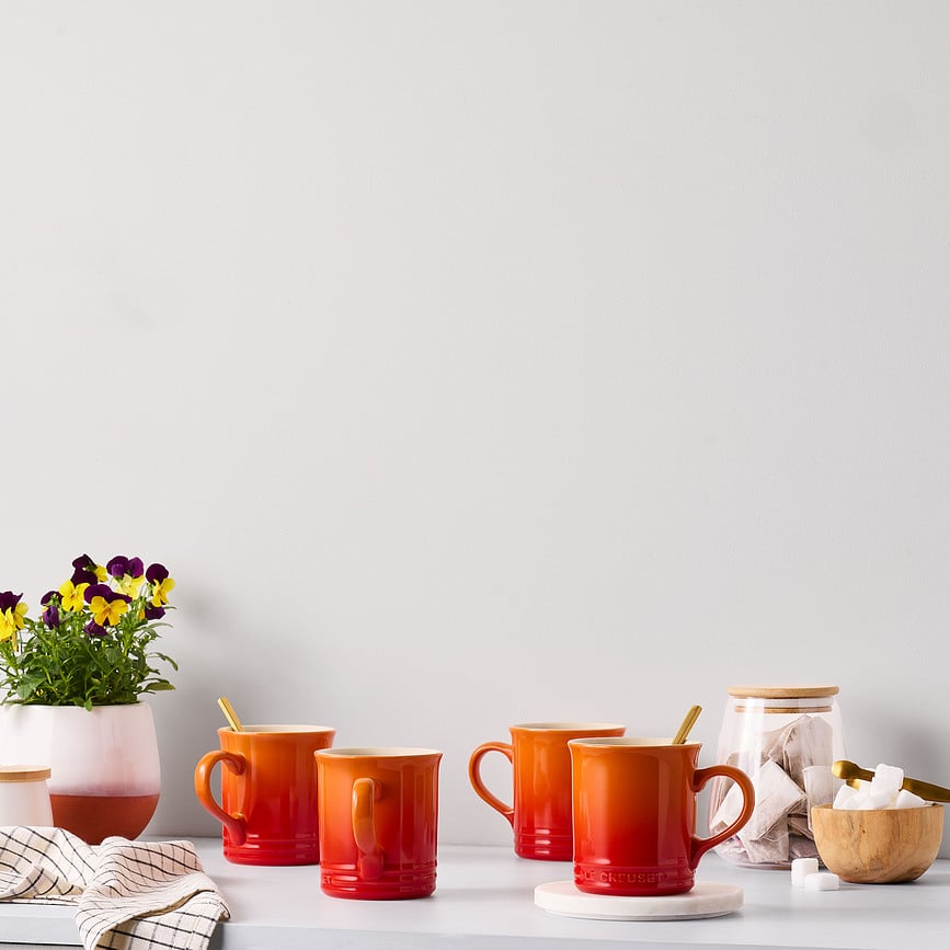 Tazas Le Creuset, 400 ml, cereza, 4 unidades