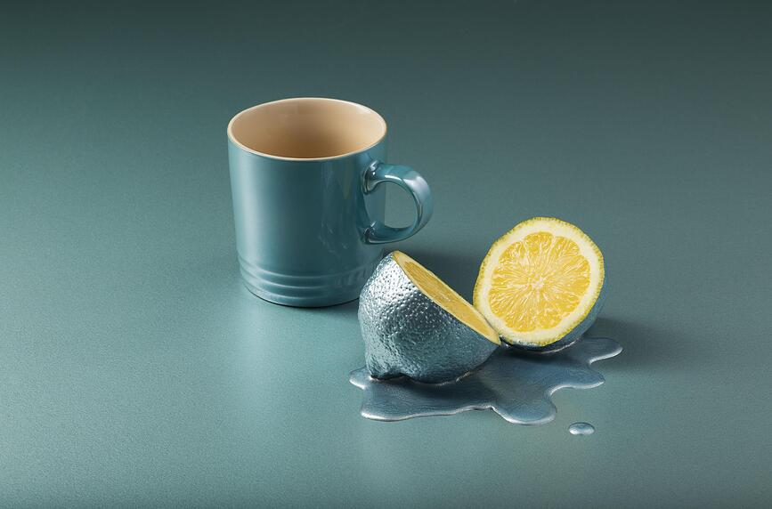 Tazas Le Creuset Metallics, 350 ml, rosas, 4 unidades