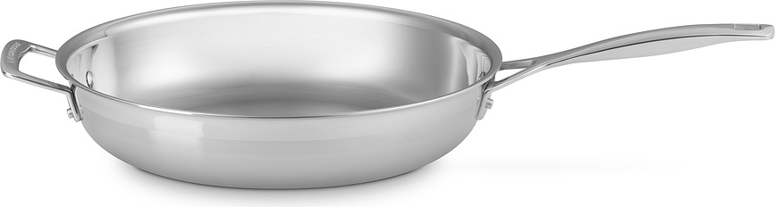 Τηγάνι 3 στρώσεων, 30 εκ., ανοξείδωτο ατσάλι, μη επιστρωμένο
