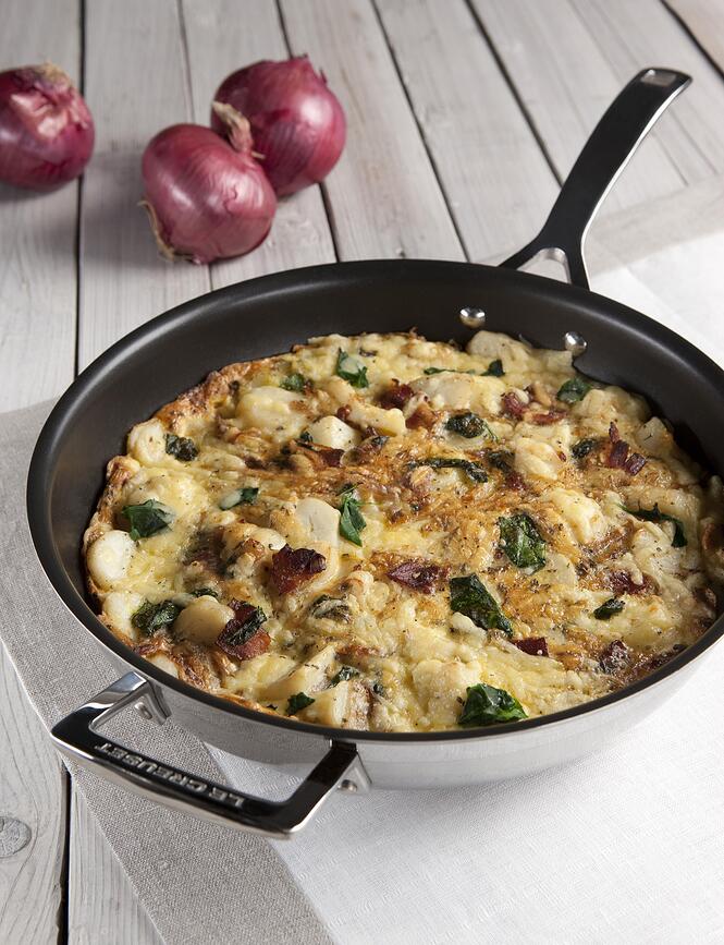 Τηγάνι Αντικολλητικό 3 στρώσεων, 28 εκ., με λαβή