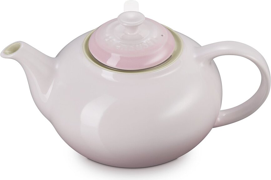 Tekanna Le Creuset 1,3 l ljusrosa med tesil