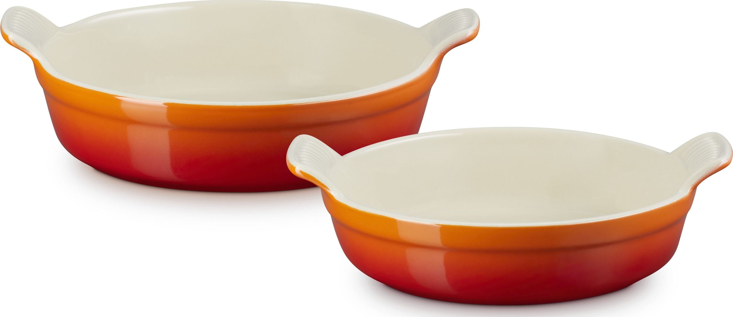 Tradition Collection Auflaufformen rund Feuriges Orange 2 St.