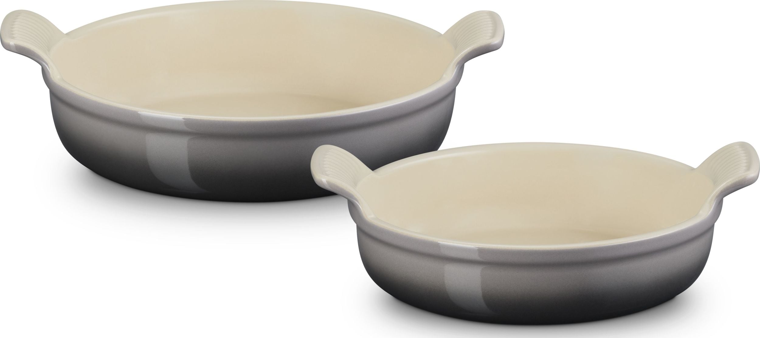 Tradition Collection Auflaufformen rund grau 2 St.