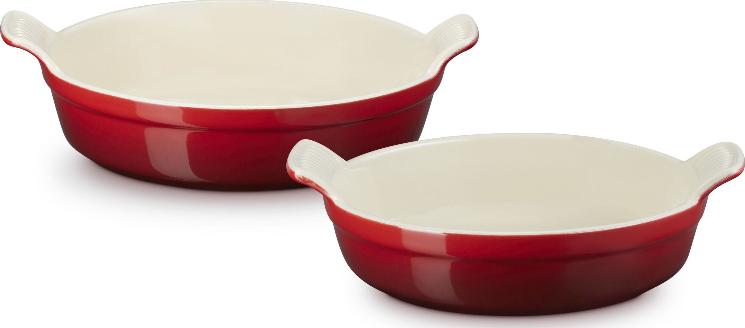 Tradition Collection Auflaufformen rund kirschrot 2 St.