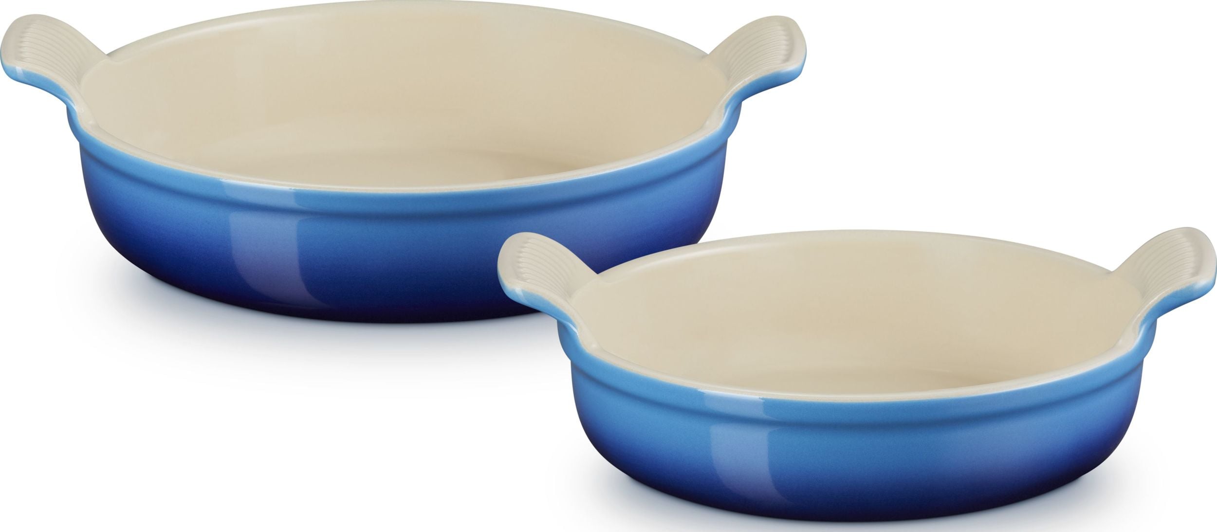 Tradition Collection Auflaufformen rund tiefes Blau 2 St.