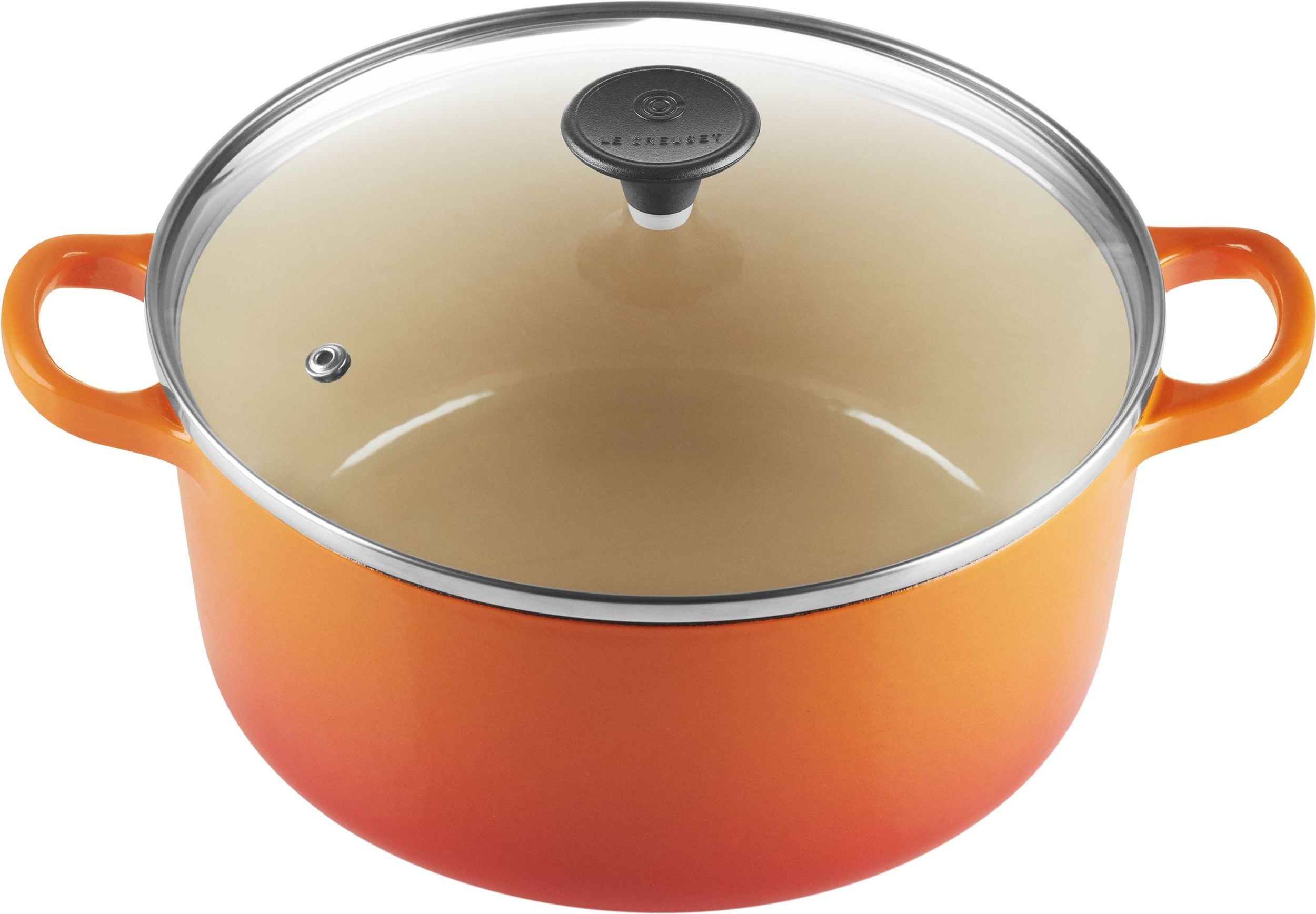 Tradition Collection Bräter 22 cm Feuriges Orange mit Glasdeckel