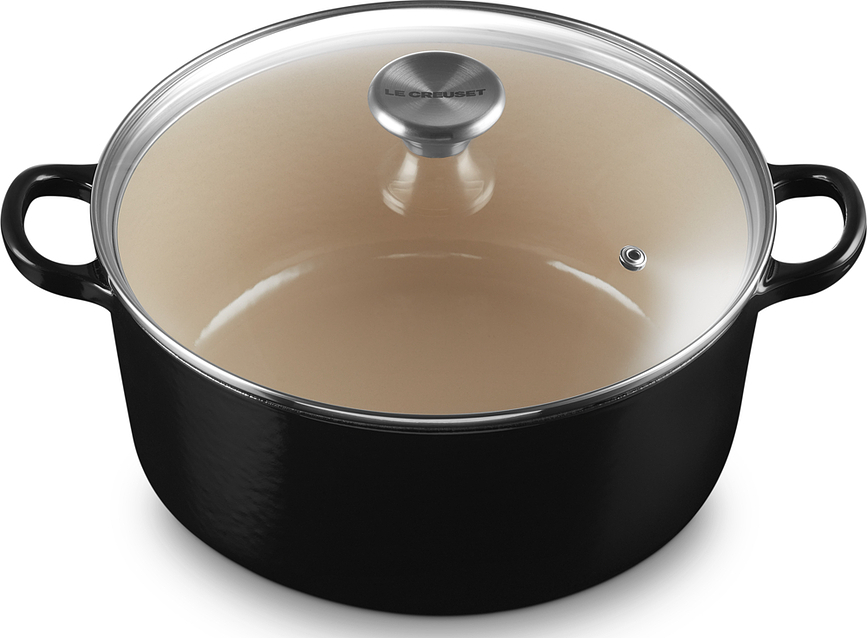 Tradition Collection Cocotte avec couvercle en verre, 24 cm, cerise