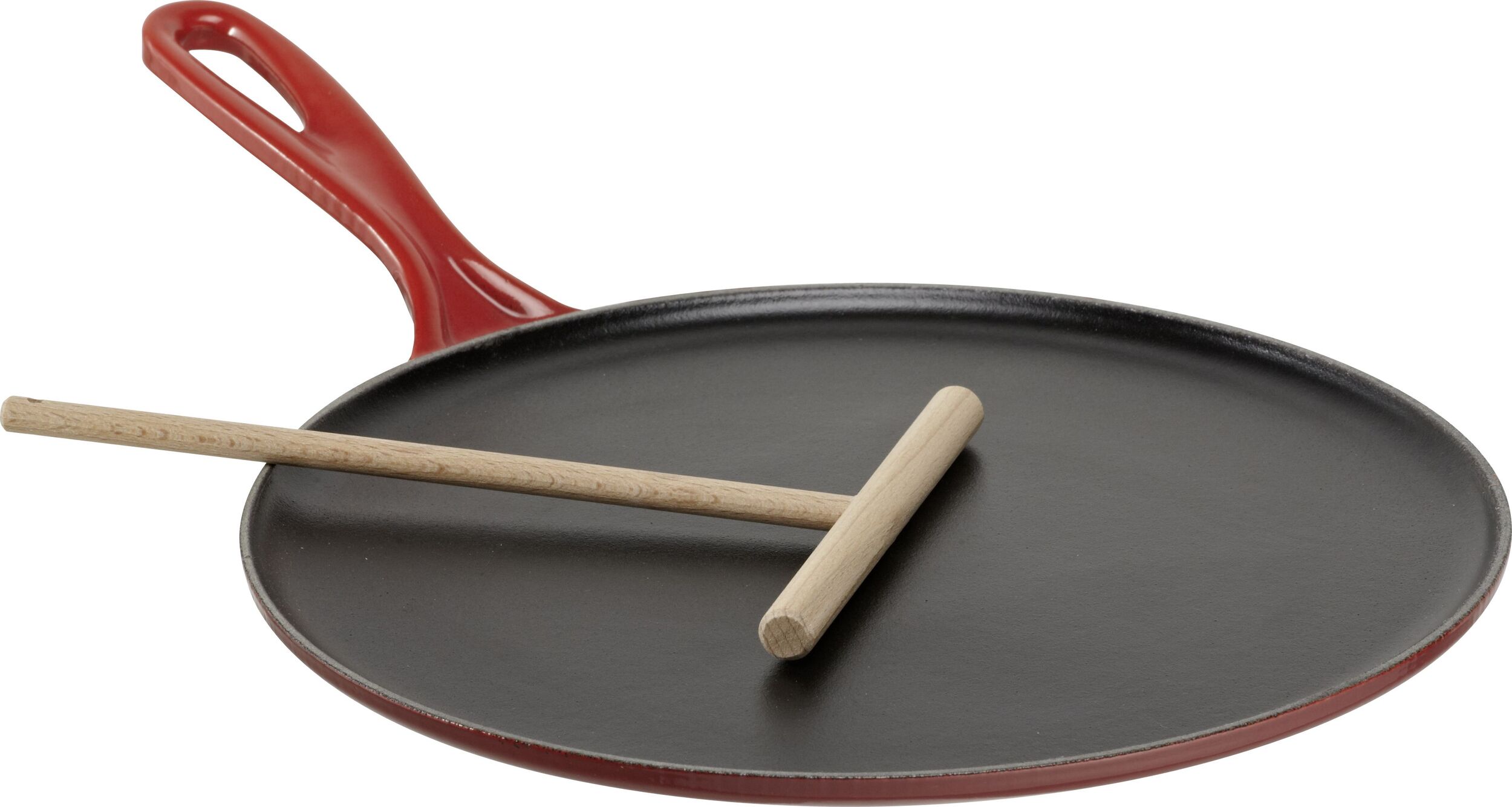 Gusseisenpfannen Tradition Collection Crêpe-Pfanne 27 Cm Kirschrot