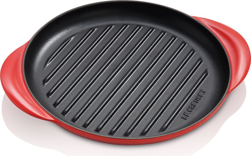 Tradition Collection Plaque de grill ronde, 25 cm, cerise