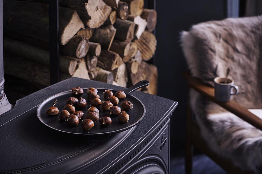 Tradition Collection Ponev za palačinke, 27 cm, črna