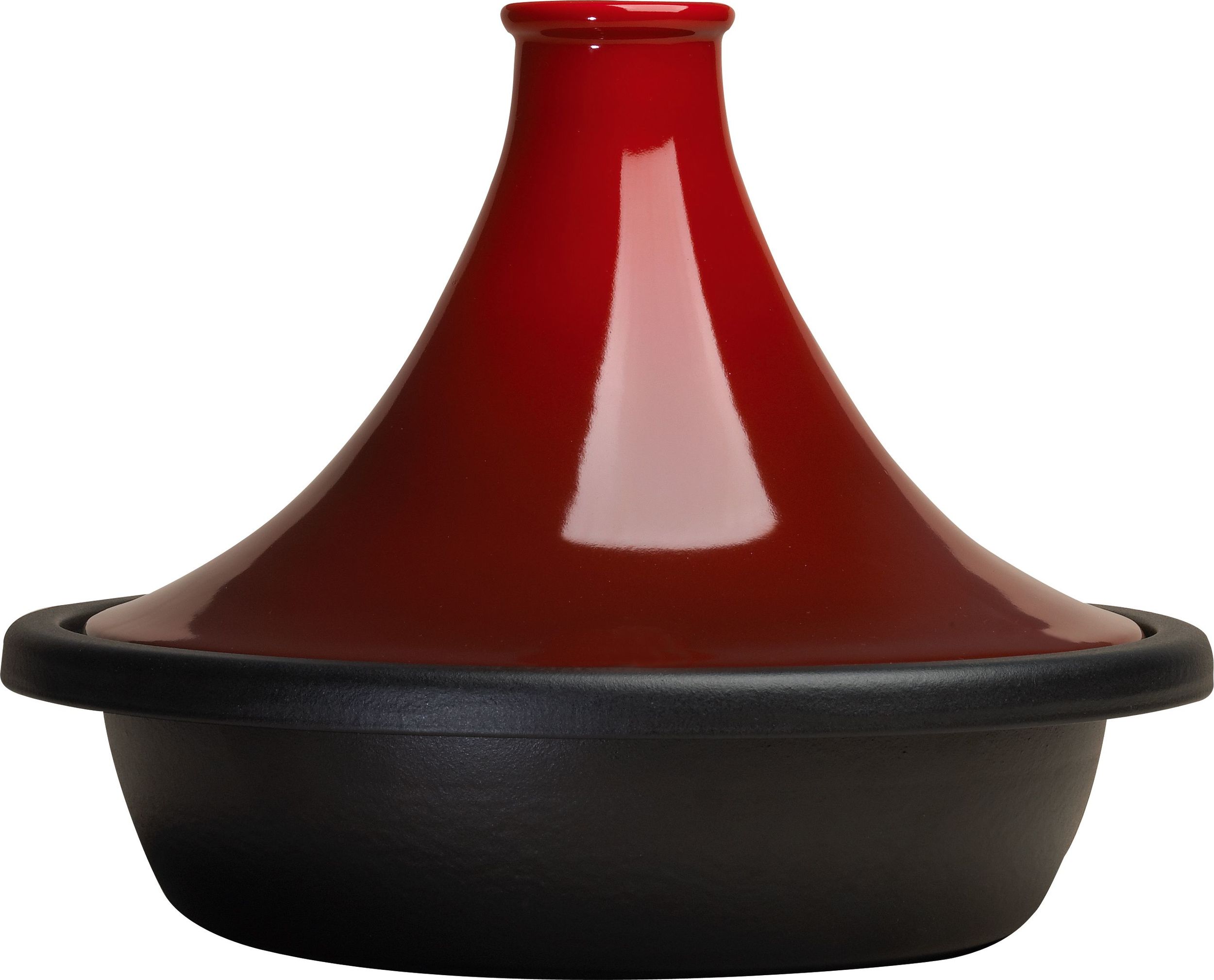 Gusseisen Bratpfannen Tradition Collection Tajine Schiff 27 Cm Kirschrot