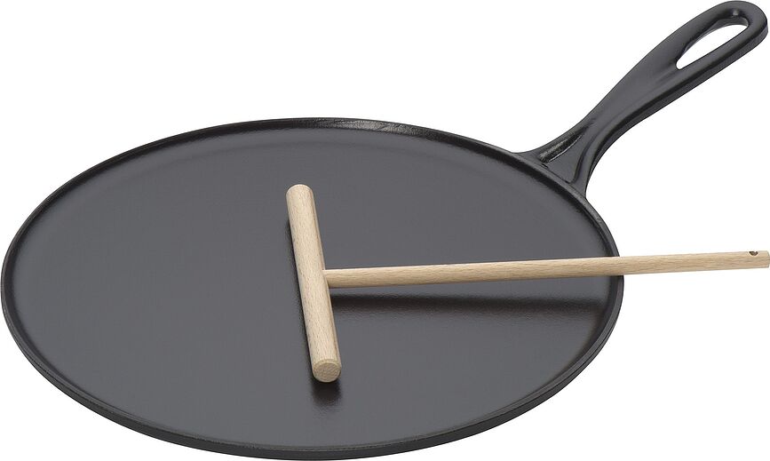 Tradition Collection Τηγάνι για Κρέπες, 27 εκ., μαύρο