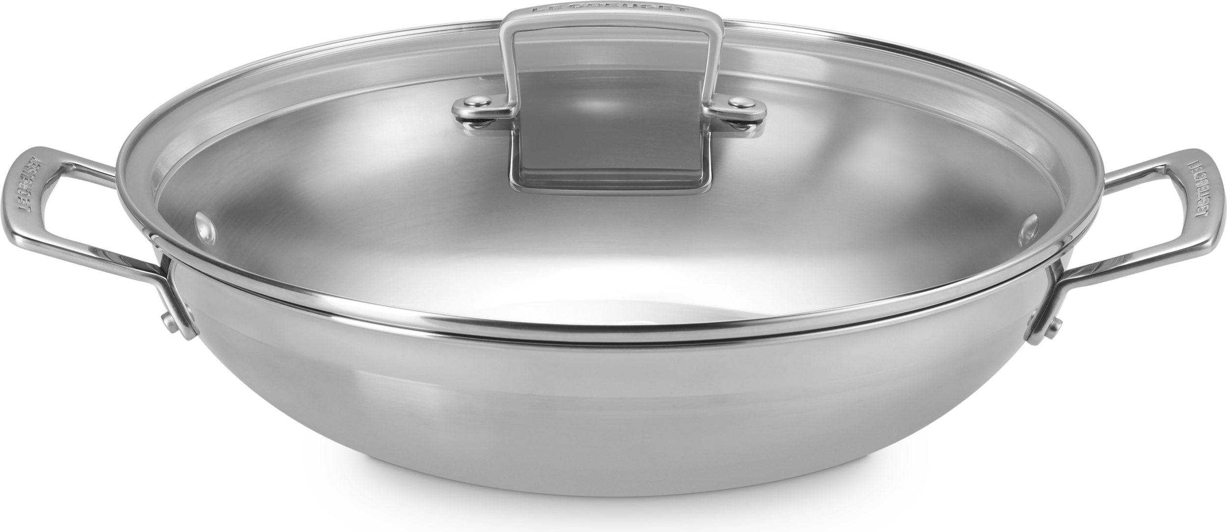 Wok 3-lagig mit Deckel, 30 cm, 2-teilig
