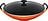 Wok Tradition Collection ar stikla vāku ugunīgi oranžs 36 cm