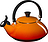 Zen Bouilloire 1,5 L, orange flamboyant