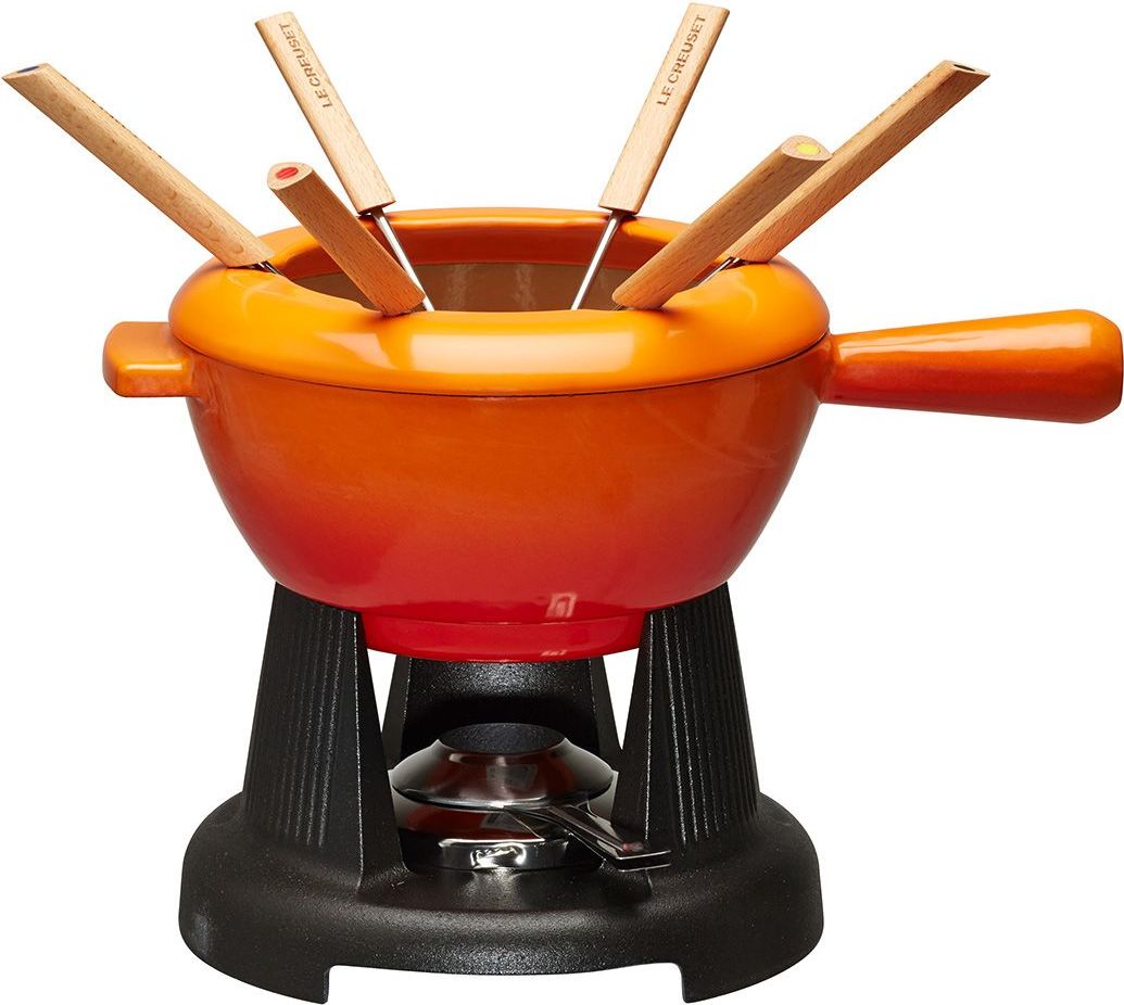 Zestaw do fondue serowego Tradition Collection płomienny pomarańcz
