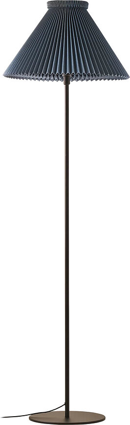 Lampa podłogowa LK 334 155 cm granatowa z papierowym kloszem