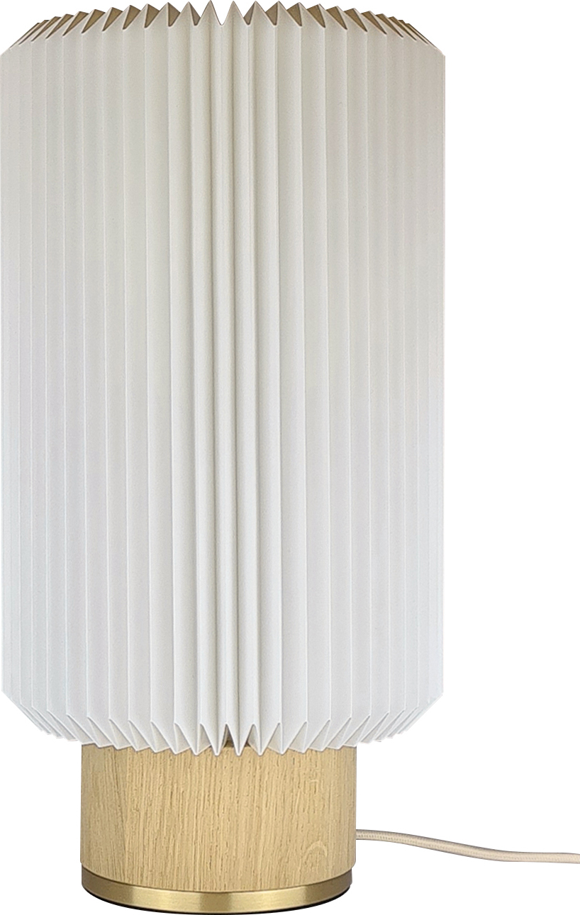 Lampa stołowa Cylinder M jasny dąb