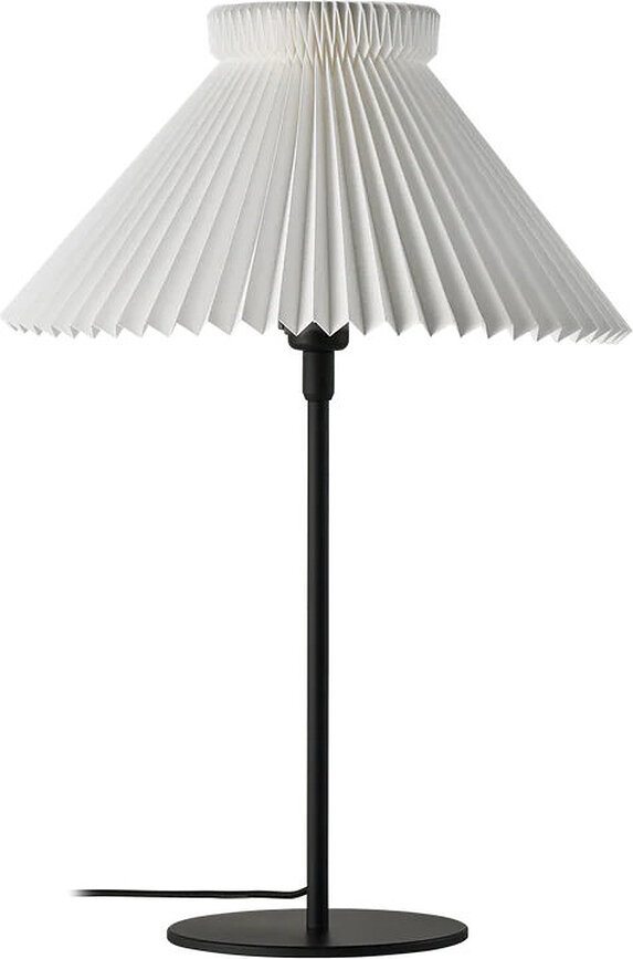 Lampa stołowa LK 334 50 cm biała z papierowym kloszem