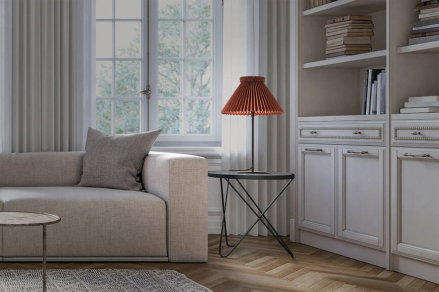 Lampa stołowa LK 334 50 cm biała