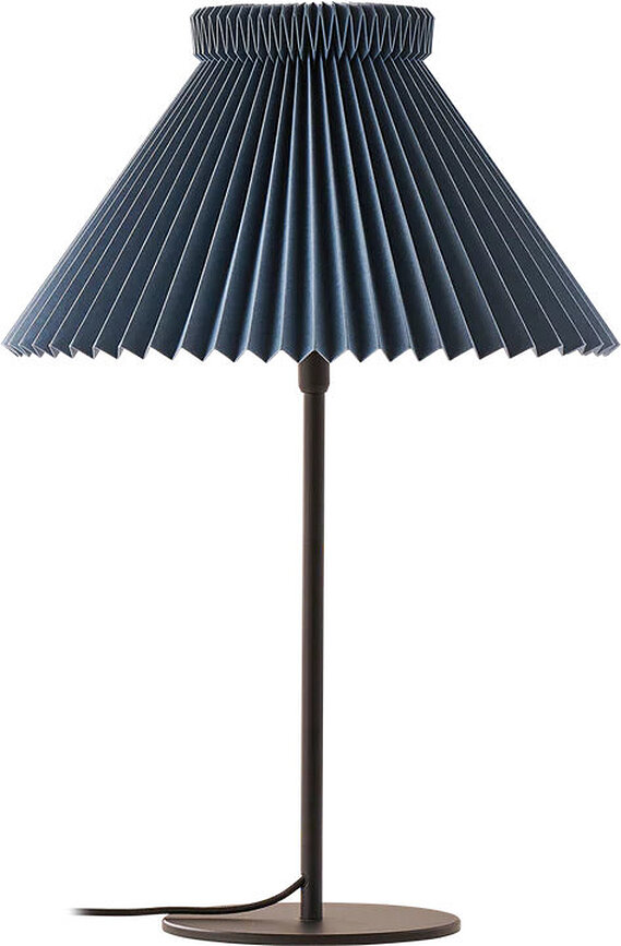 Lampa stołowa LK 334 50 cm granatowa z papierowym kloszem