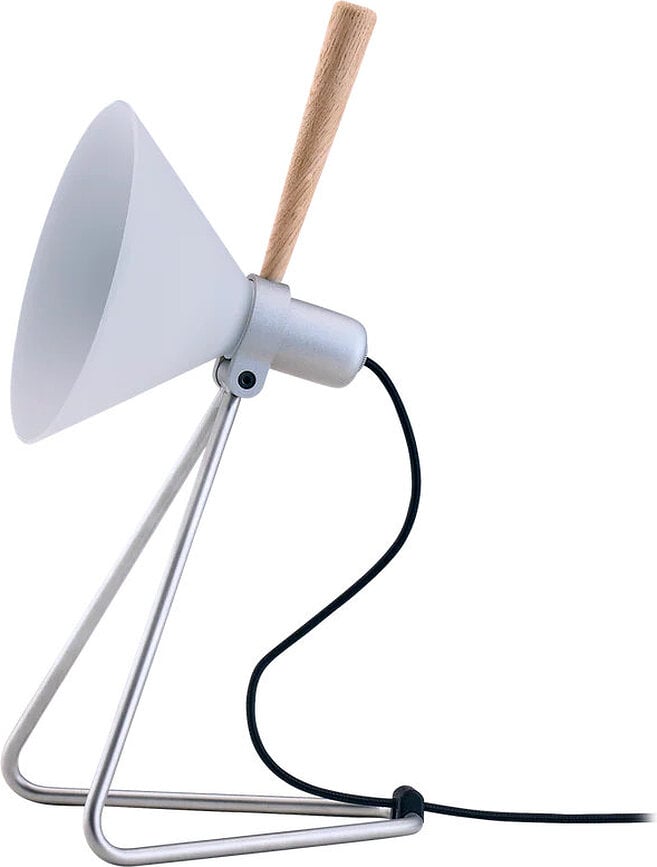 Lampa stołowa Spot 38 cm srebrna