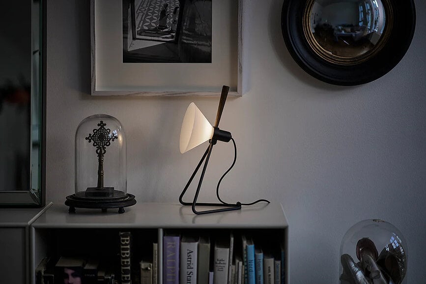 Lampa stołowa Spot 38 cm czarna