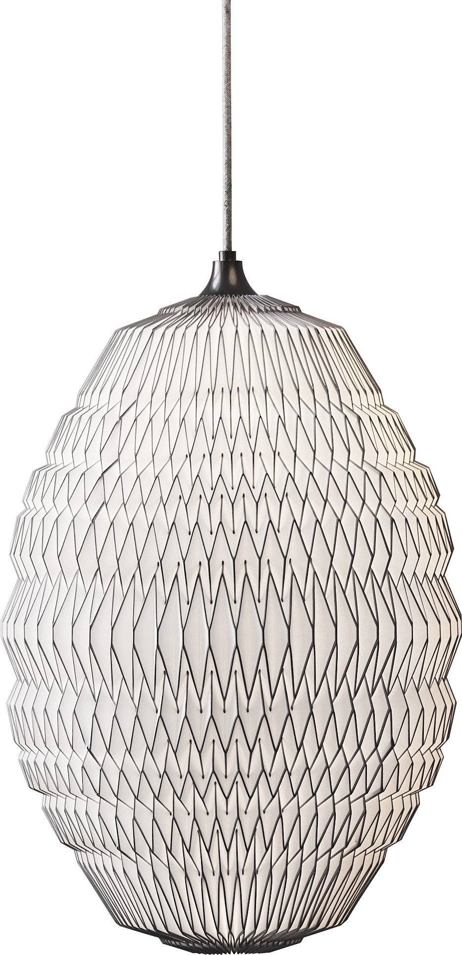 Lampa wisząca Caleo 2 biało-brązowa
