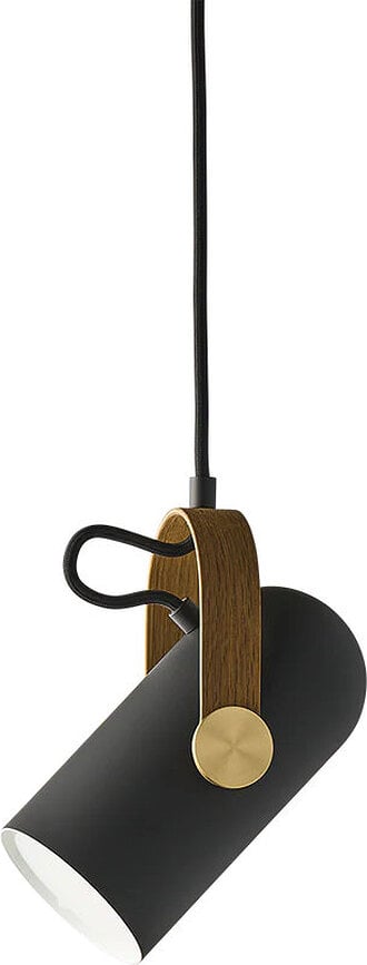 Lampa wisząca Carronade II L czarno-brązowa