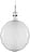 Lampa wisząca Classic 101 XXL stal nierdzewna