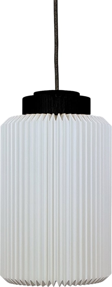 Lampa wisząca Cylinder M czarny dąb